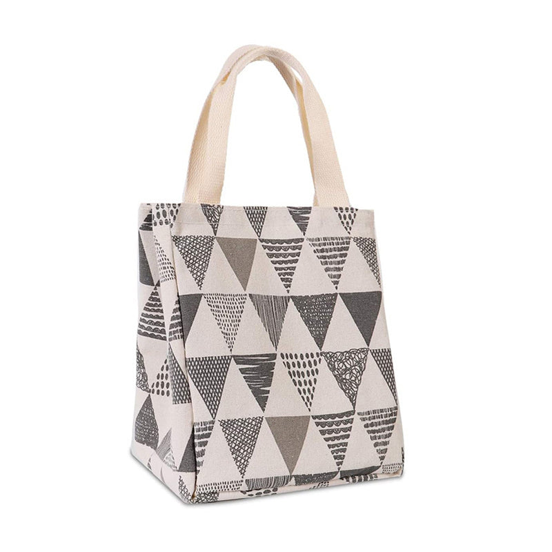 Organic cotton materials lunch bag