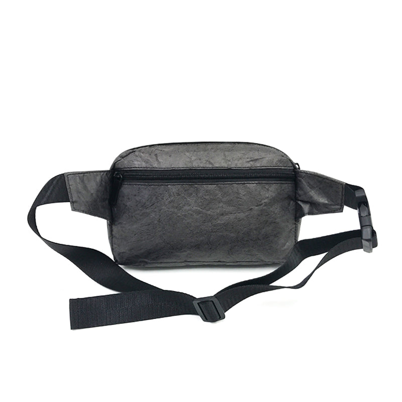 Black color tyvek paper waist bags