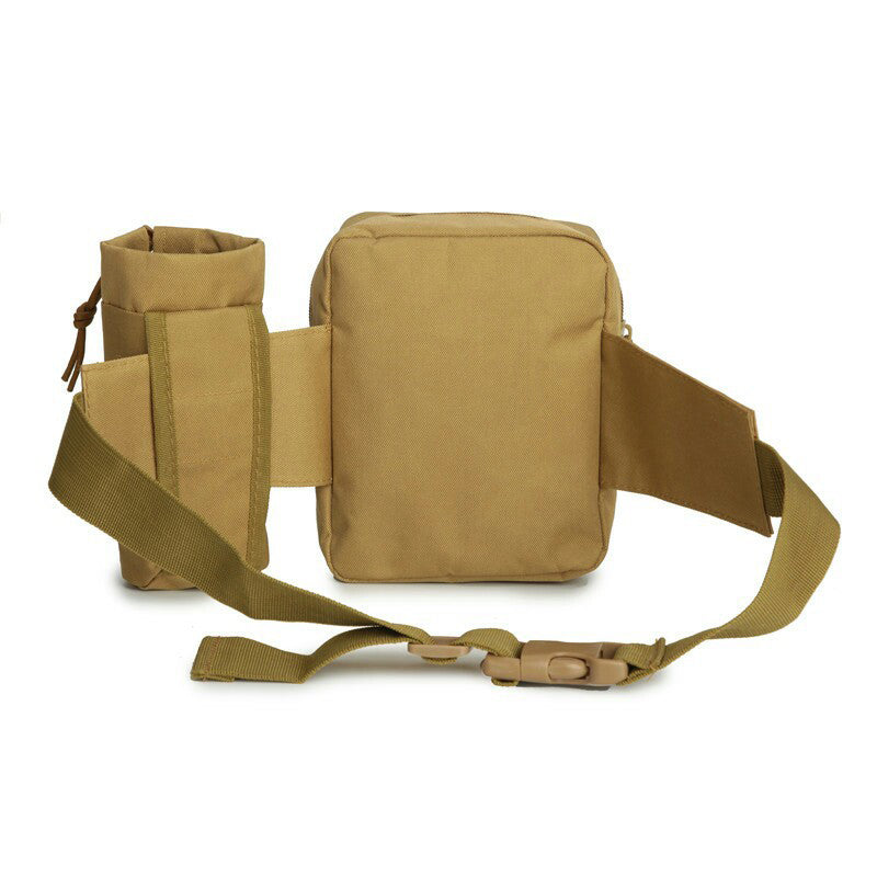 Brown color canvas waist bags for camping