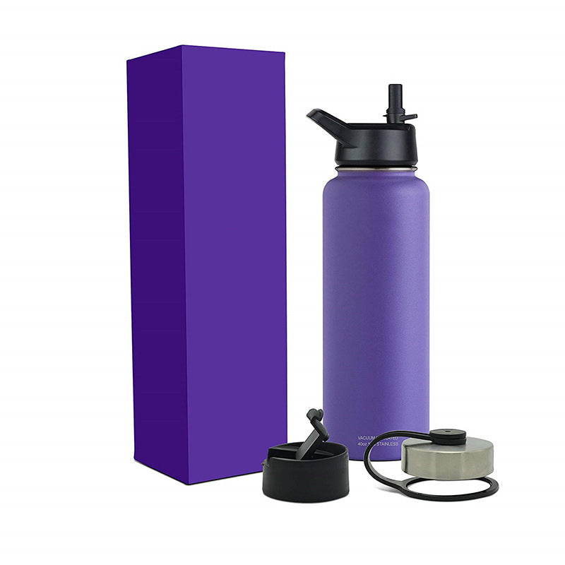 Stainless steel sport water bottle