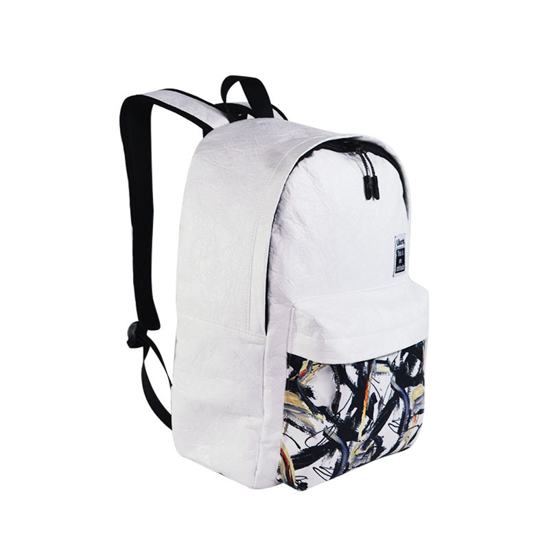 PU coated tyvek paper backpack