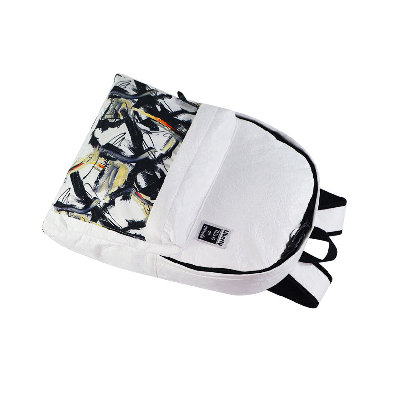 PU coated tyvek paper backpack