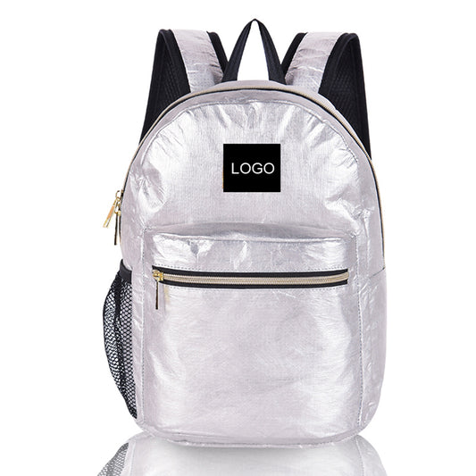 Silver Color Tyvek Paper Backpack