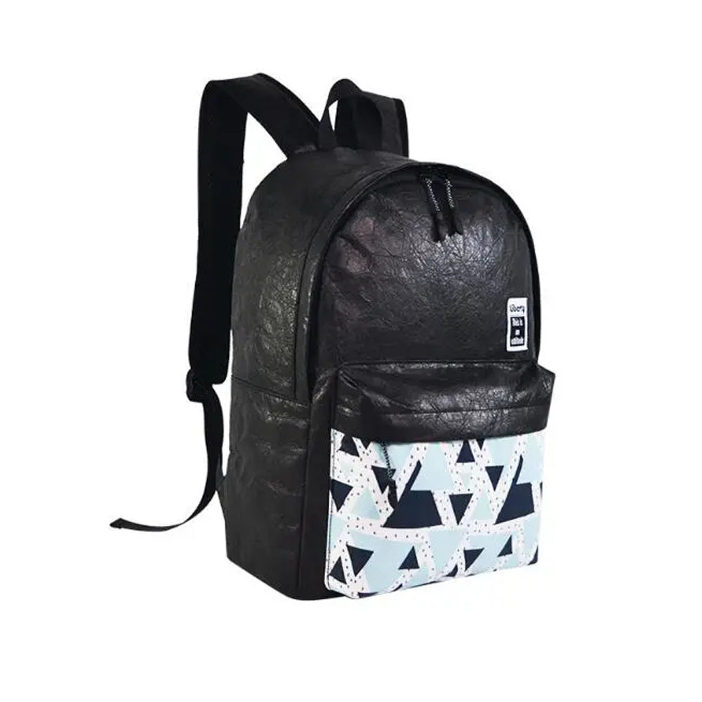 Black color tyvek paper backpack for outdoor