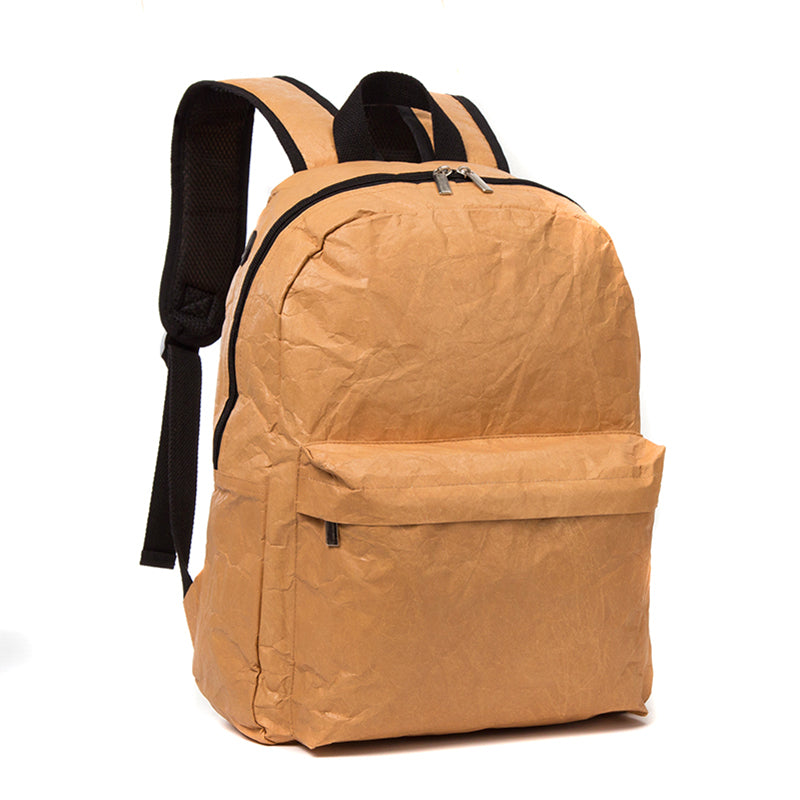 Brown color tyvek/ kraft paper backpack