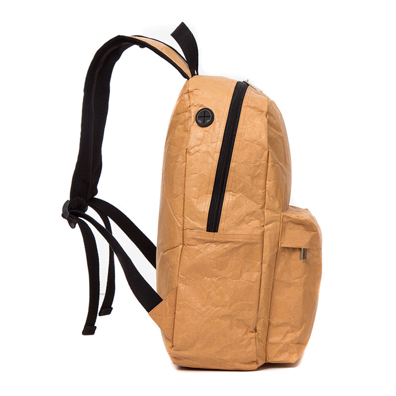 Brown color tyvek/ kraft paper backpack