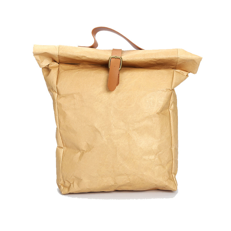 Kraft paper fashion style backpack