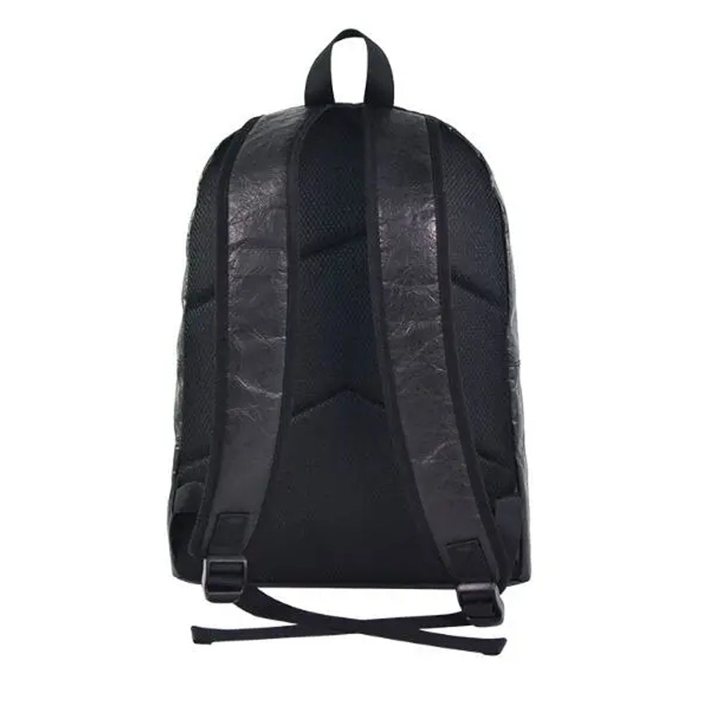 Black color tyvek paper backpack for outdoor