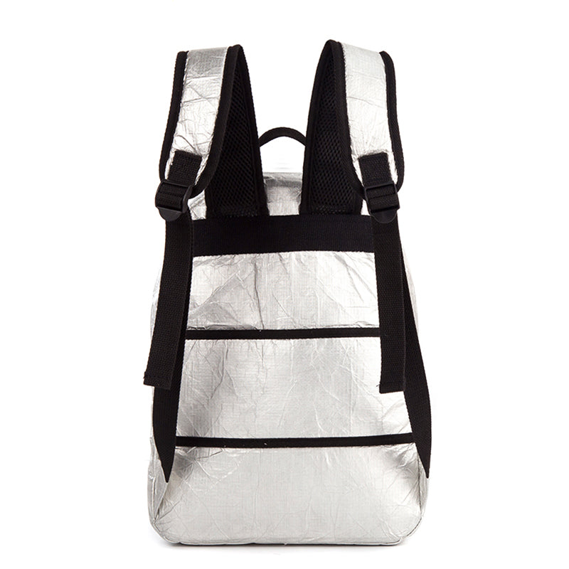 Silver Color Tyvek Paper Backpack