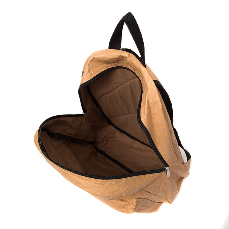 Brown color tyvek/ kraft paper backpack