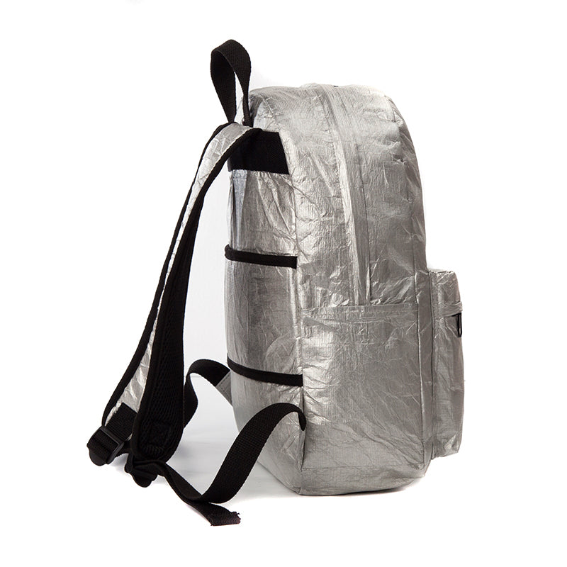 Silver Color Tyvek Paper Backpack