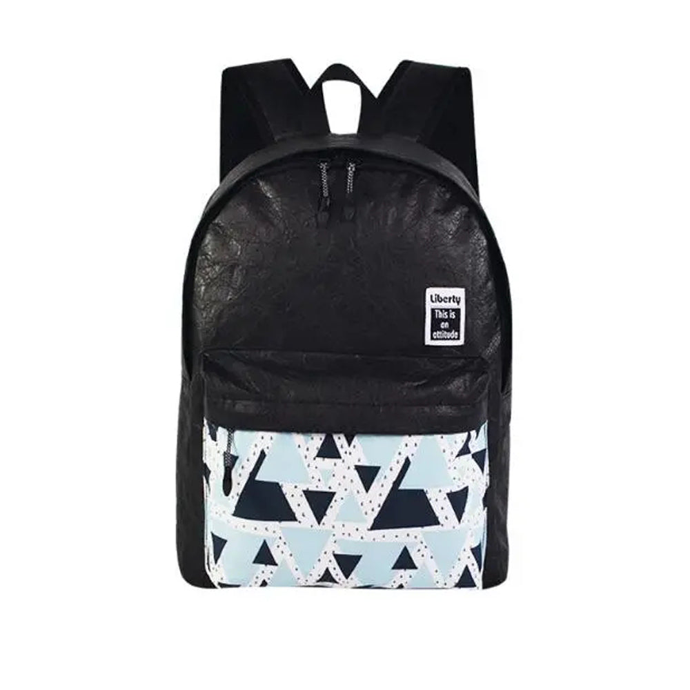 Black color tyvek paper backpack for outdoor