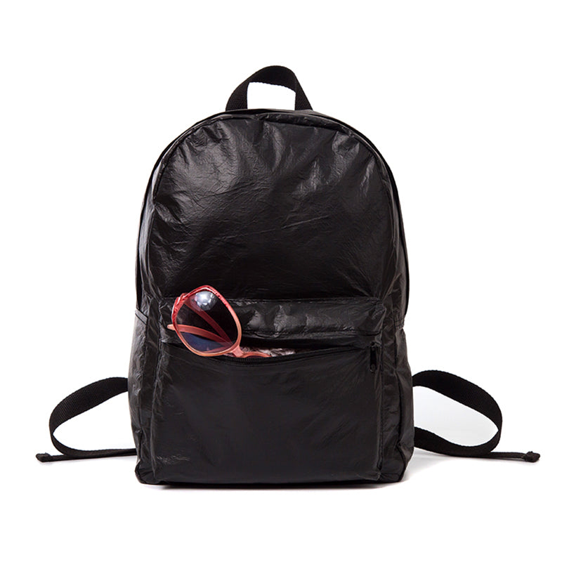 Black Tyvek Coted Backpack