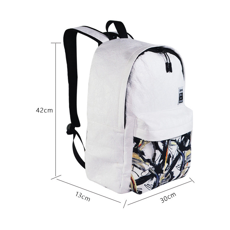 PU coated tyvek paper backpack