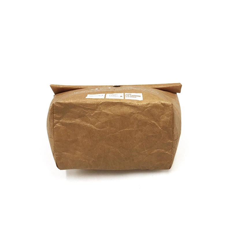 Brown color travel lunch bag cooler bag