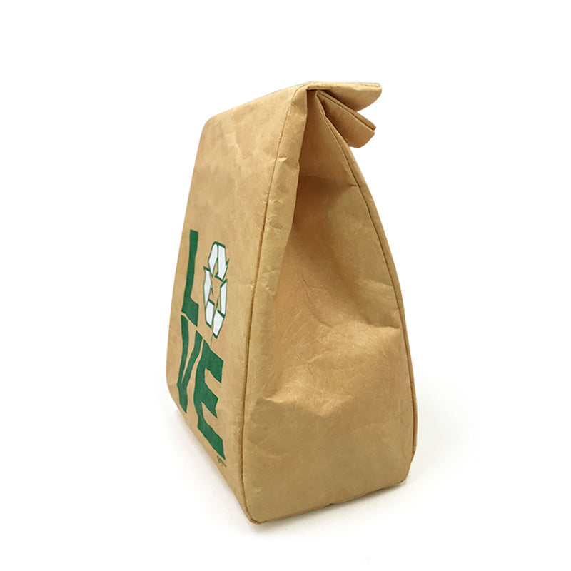 Travel tyvek paper lunch bag