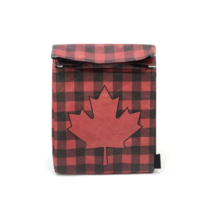 Maple Leaf Design Tyvek Lunch Bag