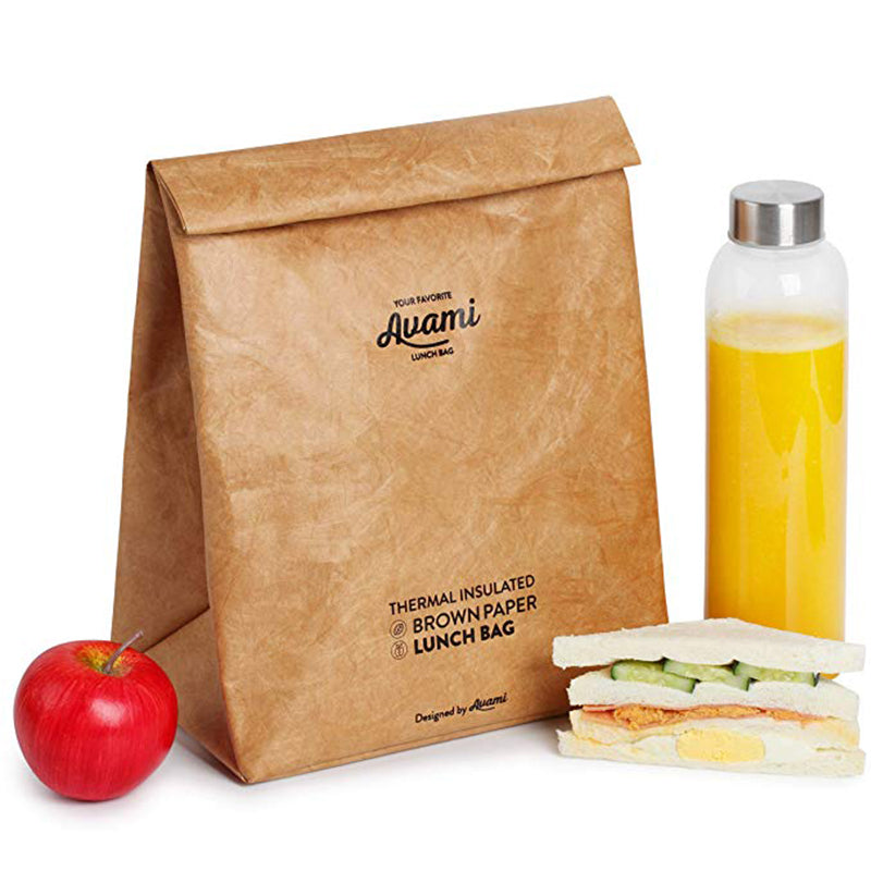 Eco-friendly paper lunch bag