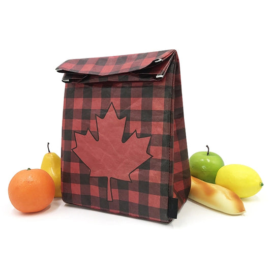 Maple Leaf Design Tyvek Lunch Bag