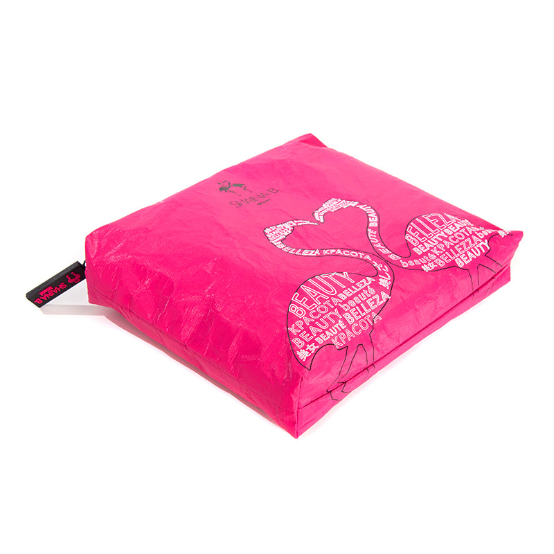 Tyvek paper pu coated nylon zipper pouch