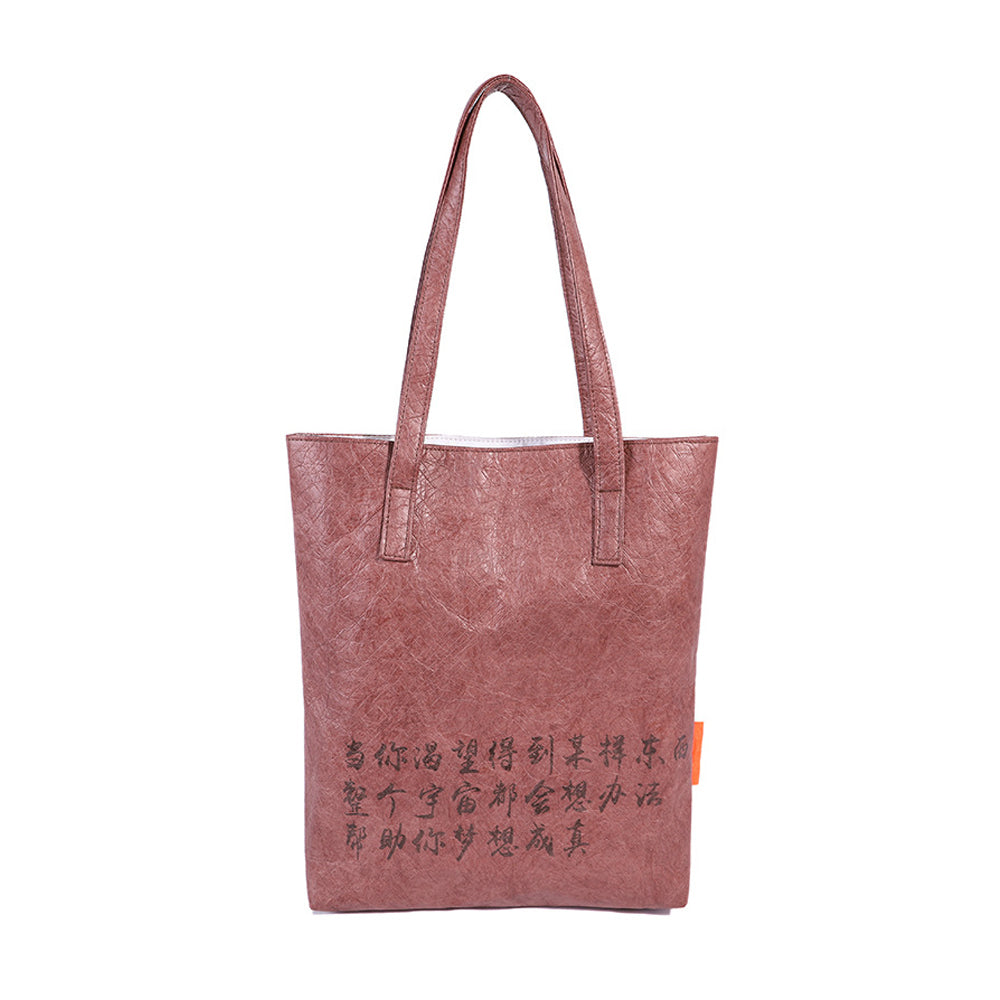 Cutomized color kraft paper hand bag