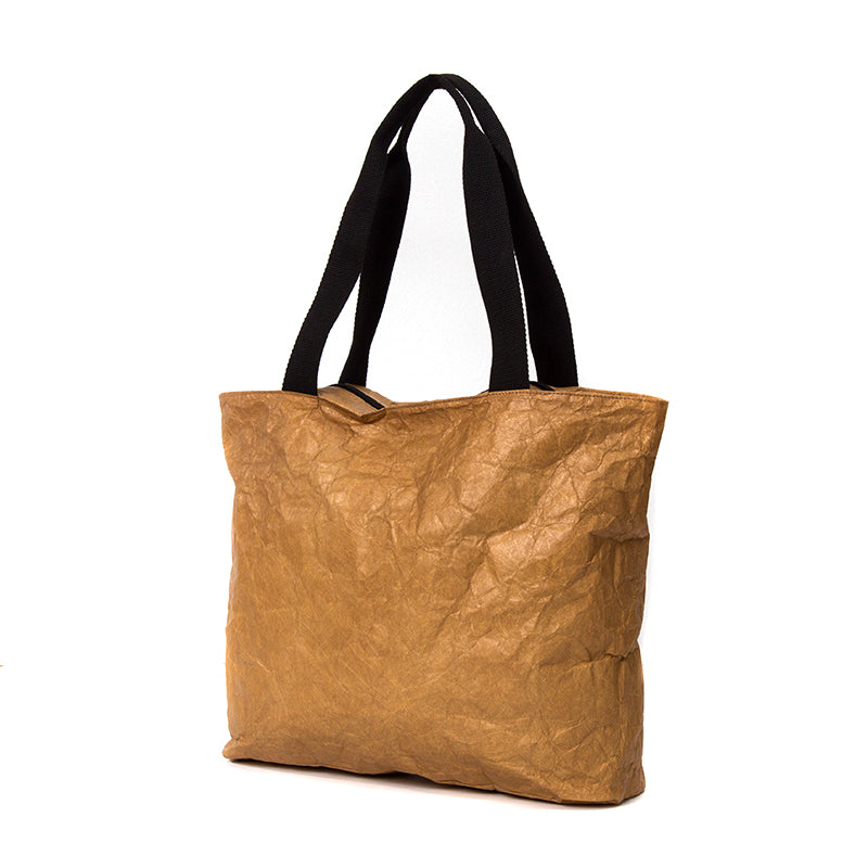 Brown color beach bag handbag