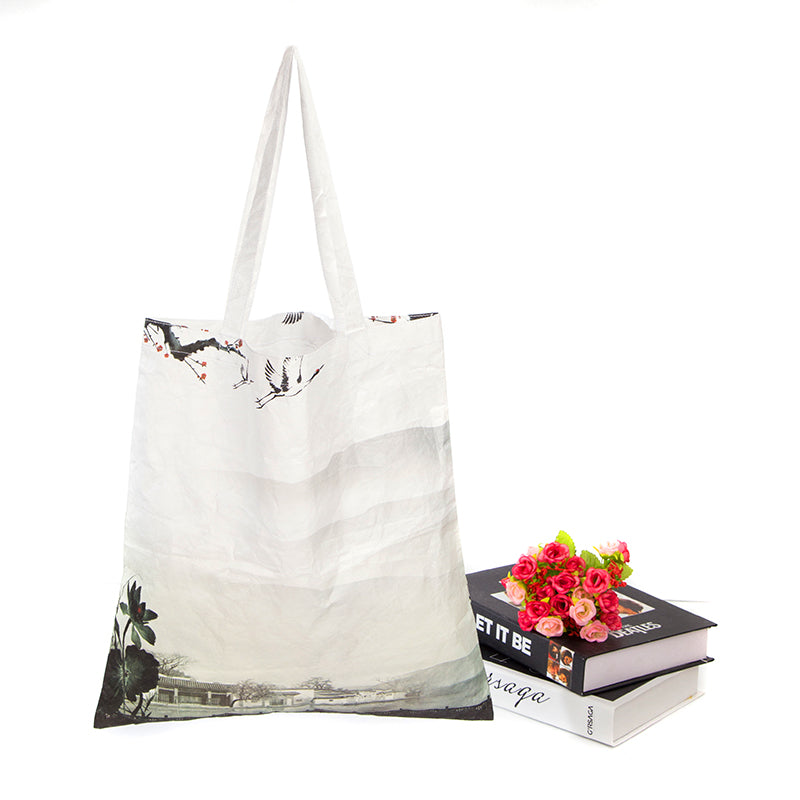 Promotional tyvek paper shopping bag